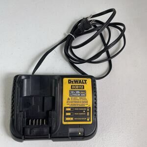 DeWALT DCB112 Charger 12v/20v Max Lithium Ion Type 1 Li-Ion Tool Battery